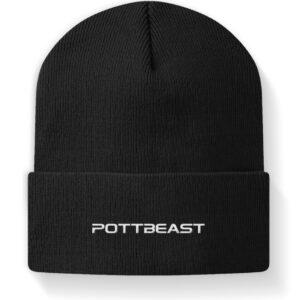 Mütze mit Pottbeast Stick- Weiss - Beanie-16