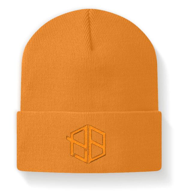 Mütze mit Pottbeast Logo Stick Orange - Beanie-20