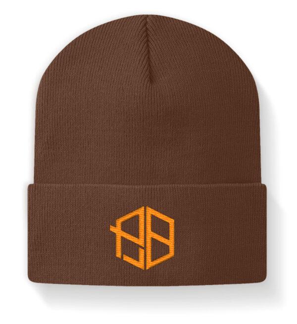 Mütze mit Pottbeast Logo Stick Orange - Beanie-6759