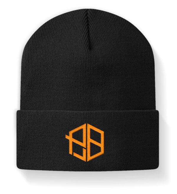 Beanie Mütze mit Pottbeast Logo Stick Orange