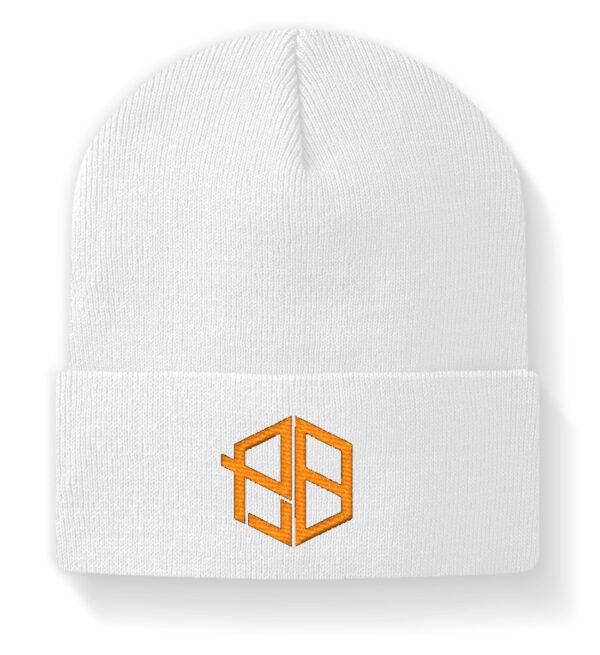 Mütze mit Pottbeast Logo Stick Orange - Beanie-3