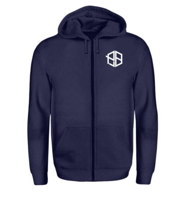 zipper hoodie blau gym