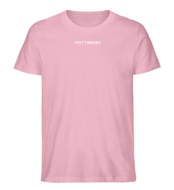 Pottbeast Organic-Shirt mit Rückenlogo - Herren Premium Organic Shirt-6883