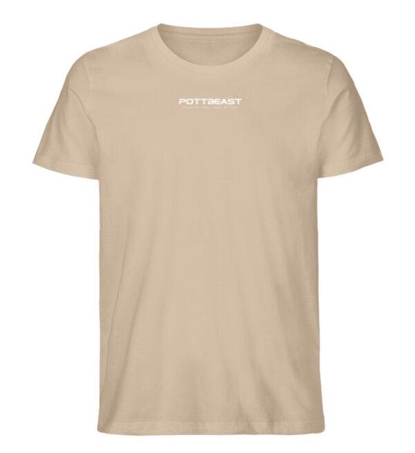 Pottbeast Organic-Shirt mit Rückenlogo - Herren Premium Organic Shirt-6886