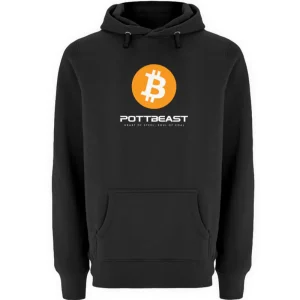 bitcoin hoodie schwarz