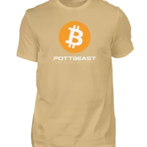 bitcoin t-shirt mit btc-logo