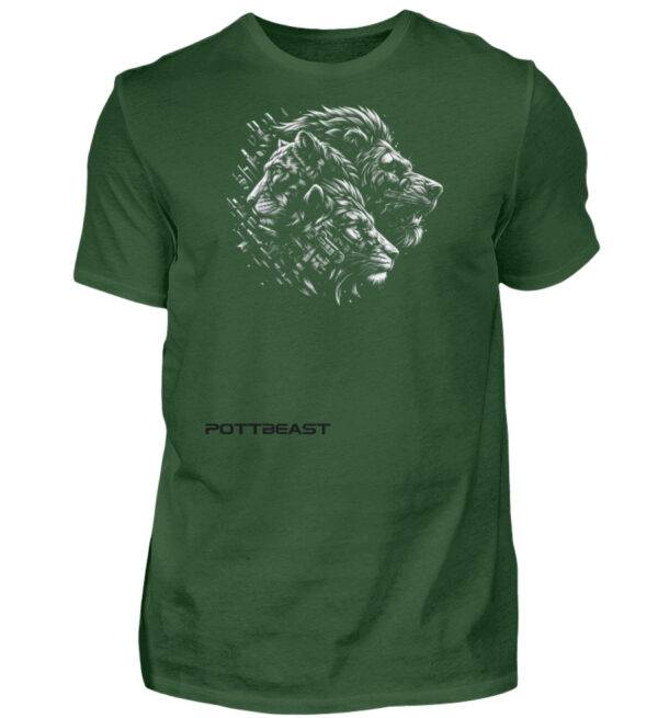 Pottbeast Art Lion - Herren Premiumshirt-2936