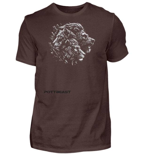 Pottbeast Art Lion - Herren Premiumshirt-1074