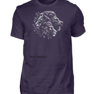 Pottbeast Art Lion - Herren Premiumshirt-2911