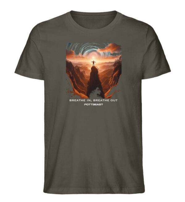 Breathe in Breathe out  - Herren Organic Shirt