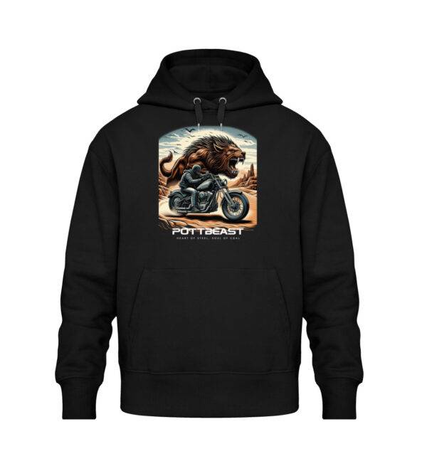 Biker Version - Unisex Oversized Organic Hoodie-16