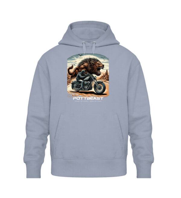 Biker Version - Unisex Oversized Organic Hoodie-7086