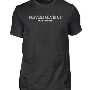 Never give up Pottbeast - Herren Shirt-16