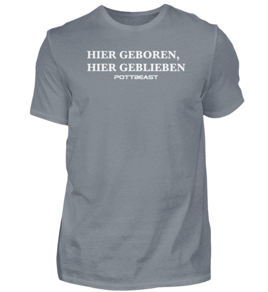 Hier geboren, hier geblieben Pottbeast - Herren Shirt-1157