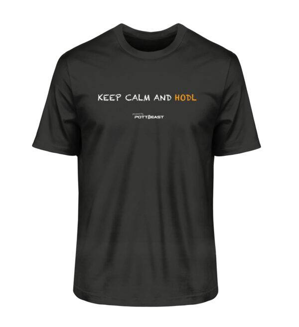 keep calm and hodl bitcoin Version V3  - Herren Premium Organic Shirt 2.0 ST/ST