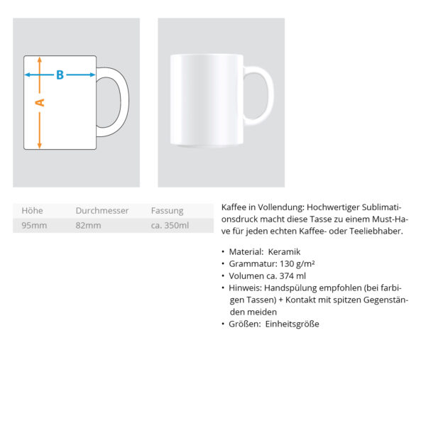 Motobike Pott V1  - Zweifarbige Tasse – Bild 3