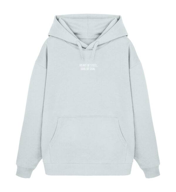 Heart of Steel, Soul of Coal - Oversize Hoodie - Unisex Oversized Organic Hoodie 2.0-7252